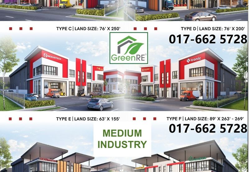 Jenjarom Semi D Factory For Sale, Medium Industry - 63 x 155 with extra 7,3XXsf land, Teluk Panglima Garang