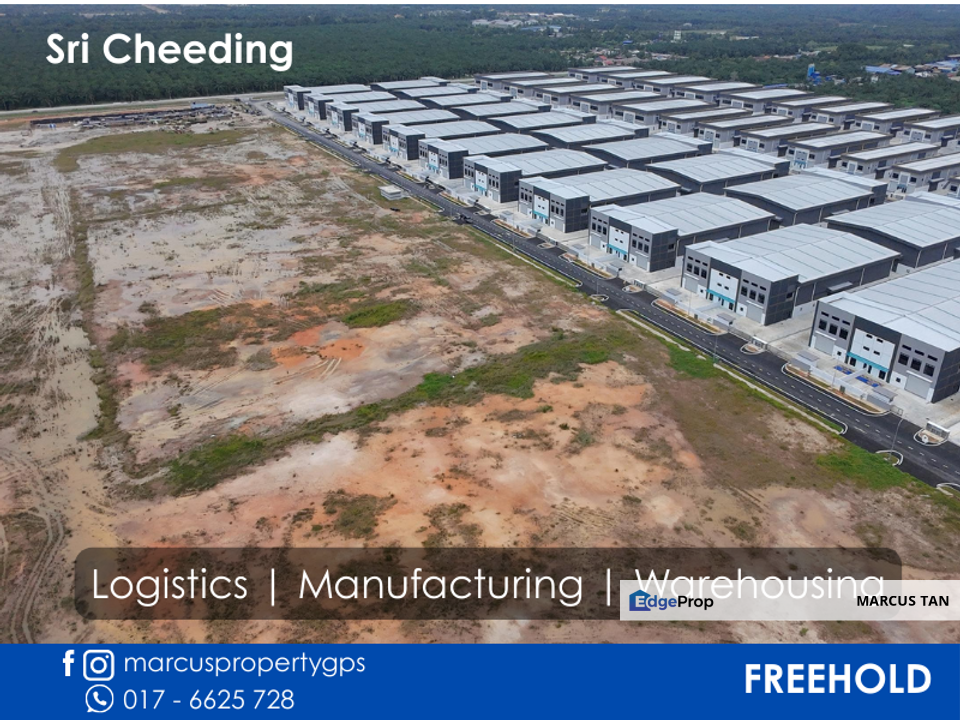 Jenjarom Medium Industrial Land For Sale (1.639 acres), Ready to Build, FREEHOLD, RM 118 psf, Selangor, Jenjarom