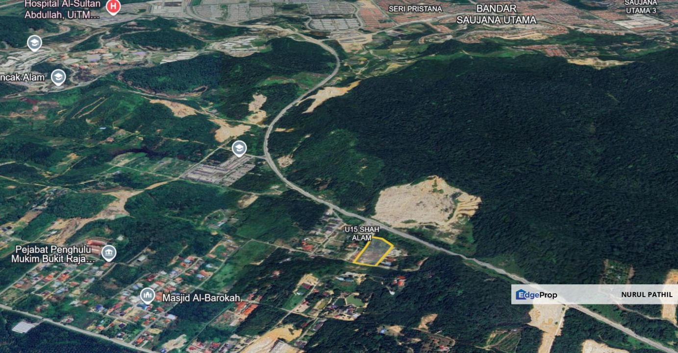 3.2 Ekar Tanah Pertanian Zoning Kediaman di Tepi Persiaran Mokhtar Dahari, Selangor, Shah Alam