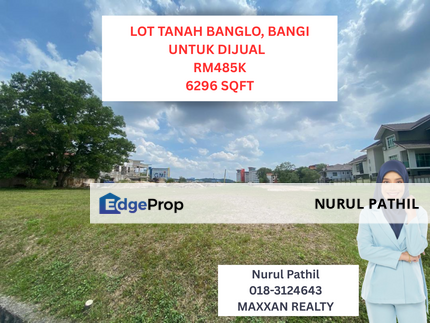 Tanah Lot Banglo Taman Universiti, Bangi Kajang Selangor untuk Dijual, Selangor, Bangi