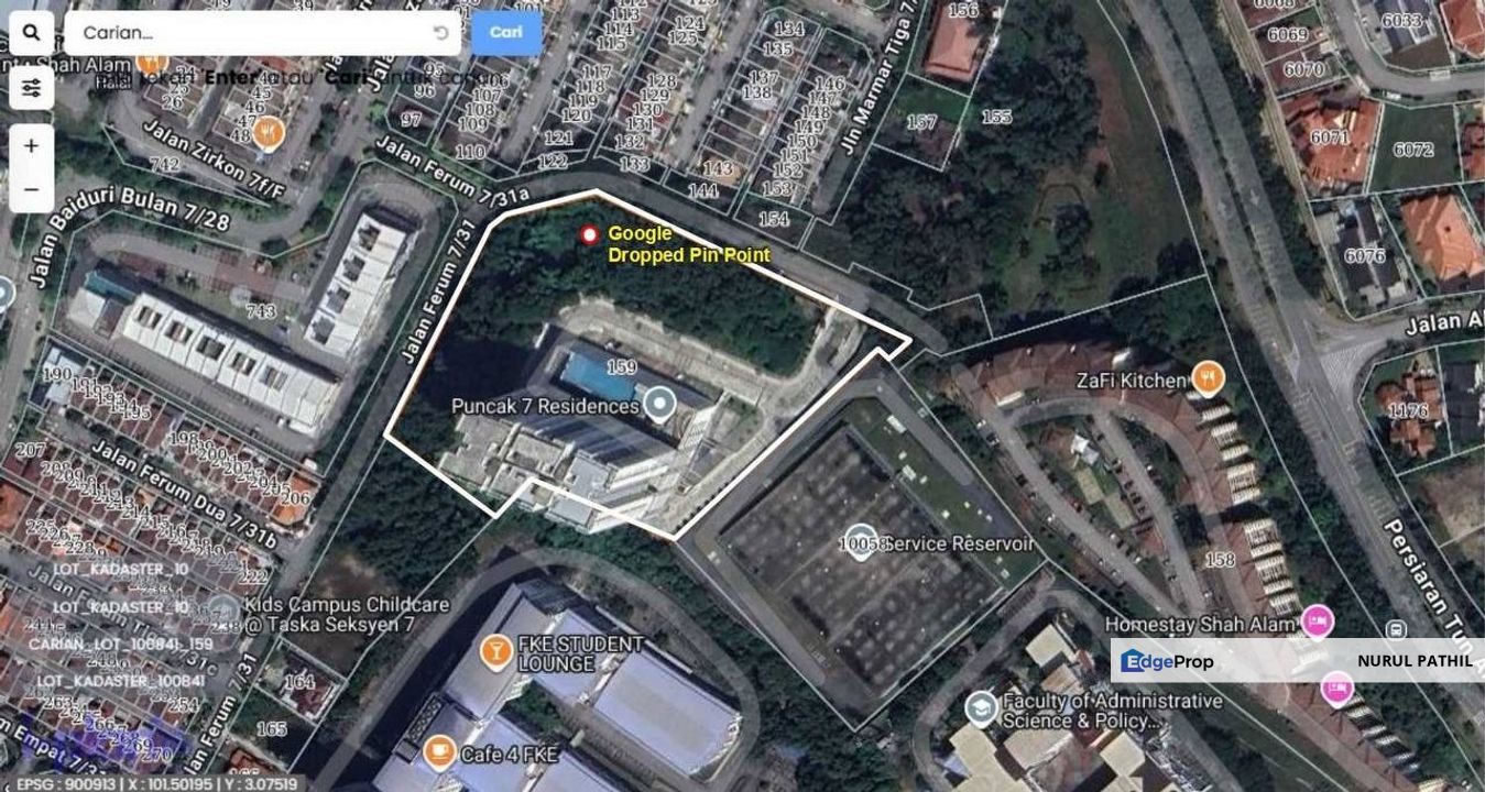 Land for Sale at Seksyen 7 Shah Alam (RESIDENTIAL ZONING), Selangor, Shah Alam