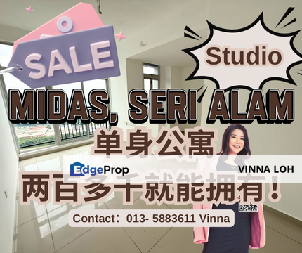 Midas Seri Alam Studio Highest Floor [Cheapest], Johor, Pasir Gudang