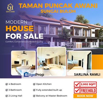 Sg Buloh Freehold 2 Storey Terrace, Selangor, Sungai Buloh