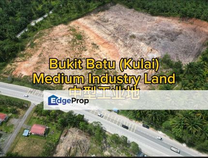 Bukit Batu (Sedenak), Kulai. Converted Medium Industrial Land For Sale, Johor, Kulai