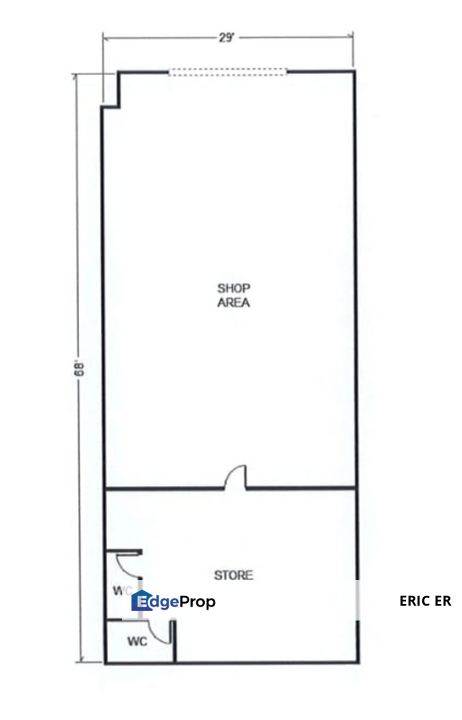 Taman Merdeka, Pekan Ground Floor Shop For Sale, Pahang, Pekan