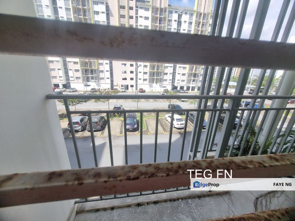 3room Balcony with Furnish Seri Pinang Apartment, Setia Alam Shah Alam, Selangor, Seri Kembangan