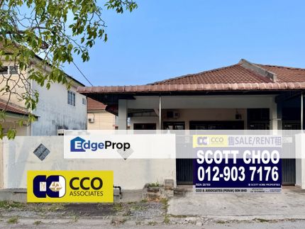 Pengkalan Single Storey End Lot for Sale, Facing Field, Perak, Ipoh