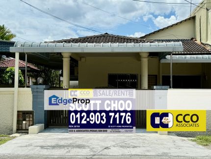 Bercham Sri Derwaman Single Storey SemiD For Sale, Perak, Ipoh