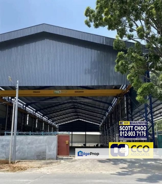 Simpanf Pulai Factory For Rent , Fully Extended, Perak, Kampong Kepayang