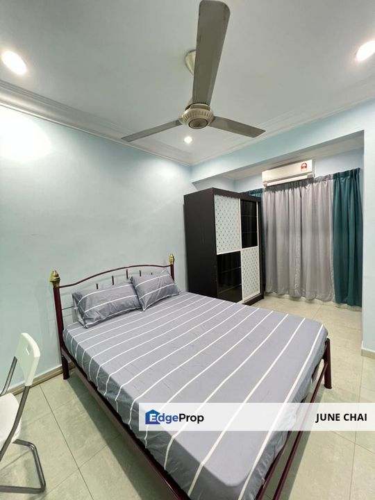 Taman Mastiara Jalan Ipoh Kuala Lumpur, 2 Storey House 2nd Master Room for Rent, Fully Furnished With Private Bathroom Near MRT & KL City Centre, Kuala Lumpur, Jalan Ipoh