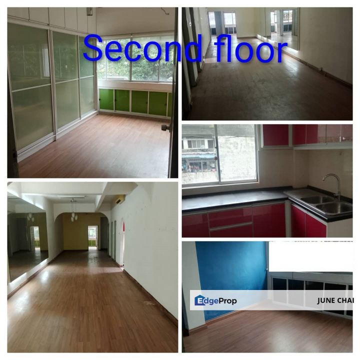 Jalan Genting Kelang 靠近Jalan Pahang Setapak ,Kuala Lumpur 文良港主干道优质四层永久地契店屋 近KLCC Pavilion 高曝光投资物业, Kuala Lumpur, Setapak