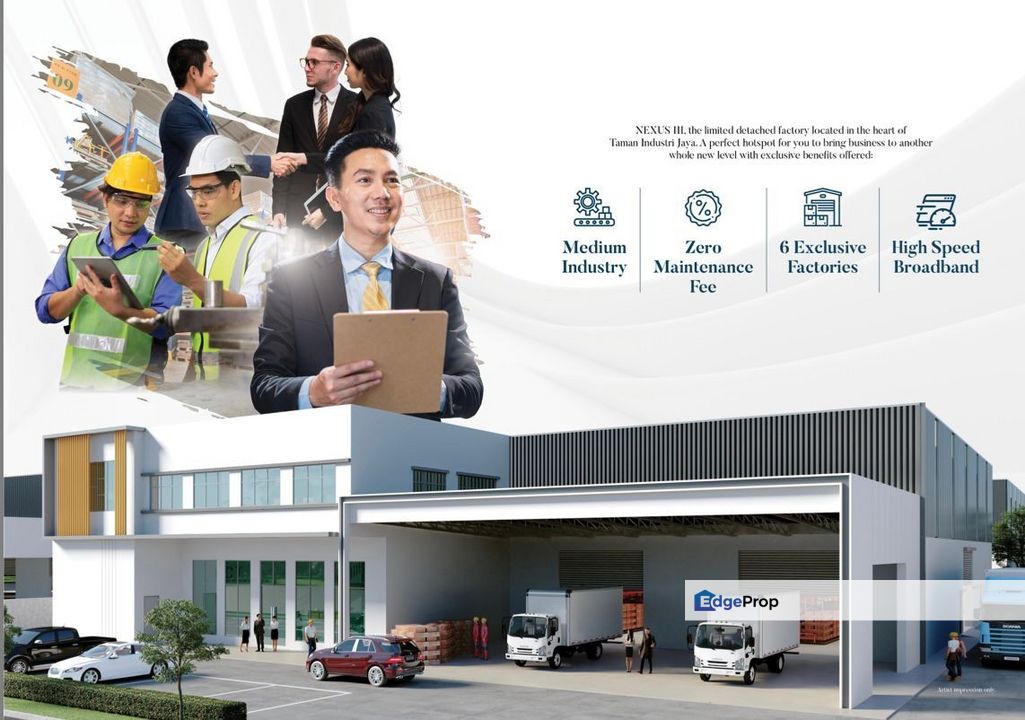 1.5 Story Detached Factory, Johor, Skudai