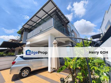 Kempas Heights Double Storey Cluster House, 32x80ft, Renovated, Unblock View, G&G, Johor, Johor Bahru