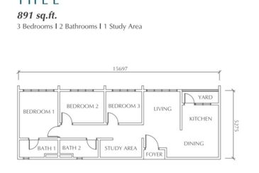 Meldrum Heights Serviced Apartment  891 sqft