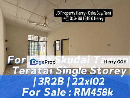Skudai Taman Teratai Single Storey Terrace | 3R2B | 22x102, Johor, Skudai