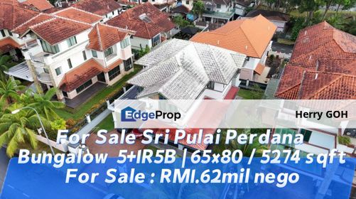 For Sale Sri Pulai Perdana Bungalow | 5+1R5B | 65x80 / 5274 sqft, Johor, Skudai