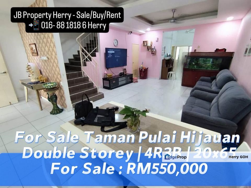 Taman Pulai Hijauan Double Storey | 4R3B | 20x65  #UTM #Skudai #JohorBahru #EcoBotanic #BukitIndah #TamanUniversiti #SecondLink, Johor, Kangkar Pulai