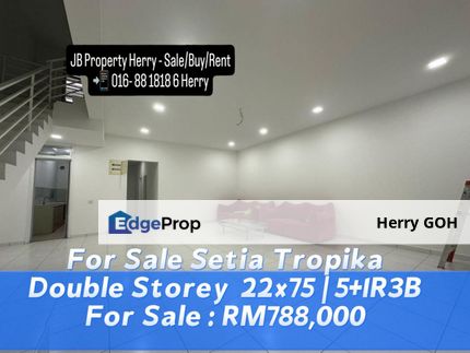 For Sale Setia Tropika Double Storey | Intermediate Lot | 22x75 | 5+1R3B, Johor, Setia Tropika