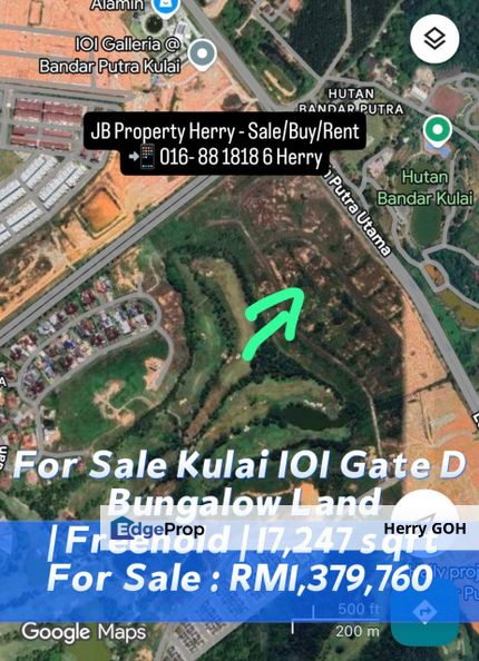 Kulai IOI Gate D Bungalow Land | Freehold | 17,247 sqft, Johor, Kulai