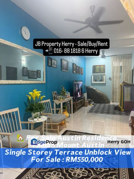 Austin Residence Taman Mount Austin Single Storey Terrace Unblock View, Johor, Johor Bahru