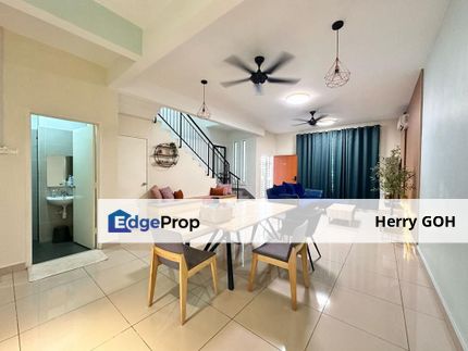 Mutiara Utama Mutiara Rini Double Storey 20x65 4R3B Fully Renovated, Johor, Skudai
