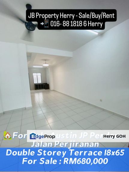 Austin JP Perdana Jalan Perjiranan Double Storey Terrace 18x65, Johor, Johor Bahru