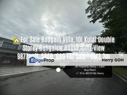 Bougain Villa, IOI Kulai Double Storey Bungalow House, Golf View 9877sqft, 5R6B, G&G, Johor, Kulai