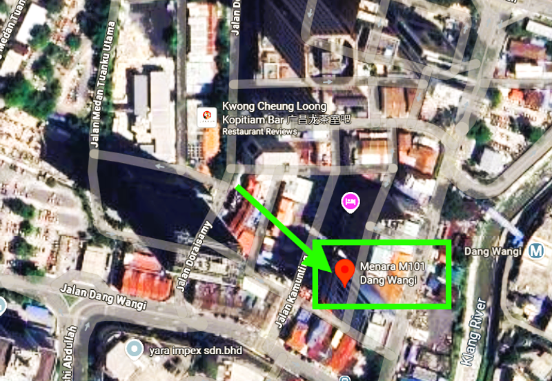 Meridian 101 Shop for Sale, Menara M101, Dang Wangi, Chow Kit, KL City