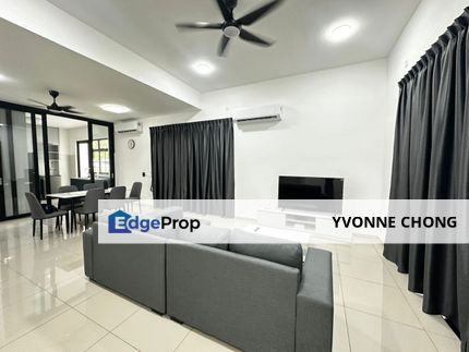 Unblock view fully furnished 2 storey house for rent @ The Borough Eco Botanic 2, Johor, 