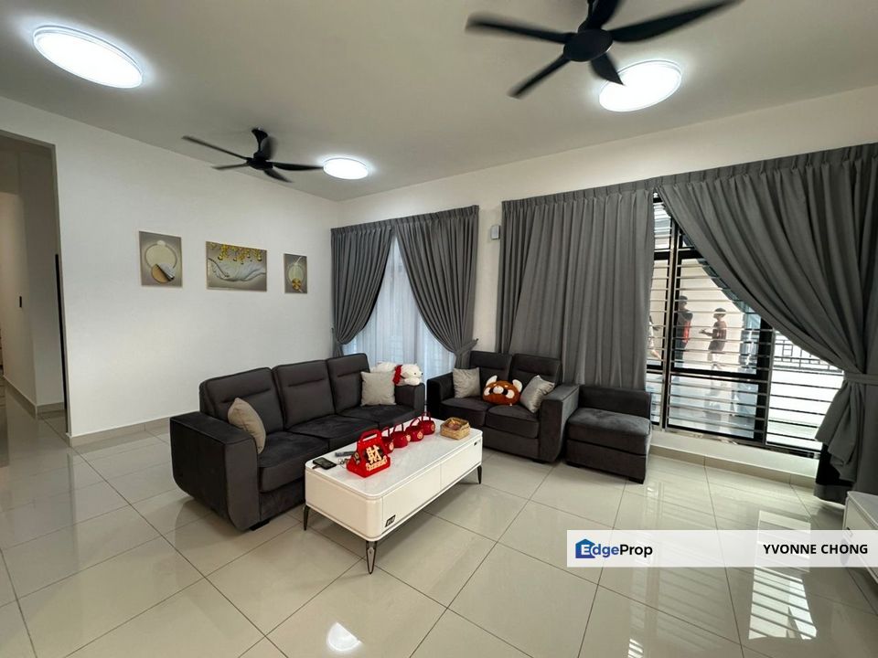 Fully furnished 2 storey cluster house for rent @ Taman Mutiara Maju, Johor, Skudai