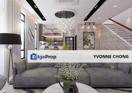 Fully furnished 2 storey cluster house for rent @ The Canal Garden South Horizon Hills , Johor, 