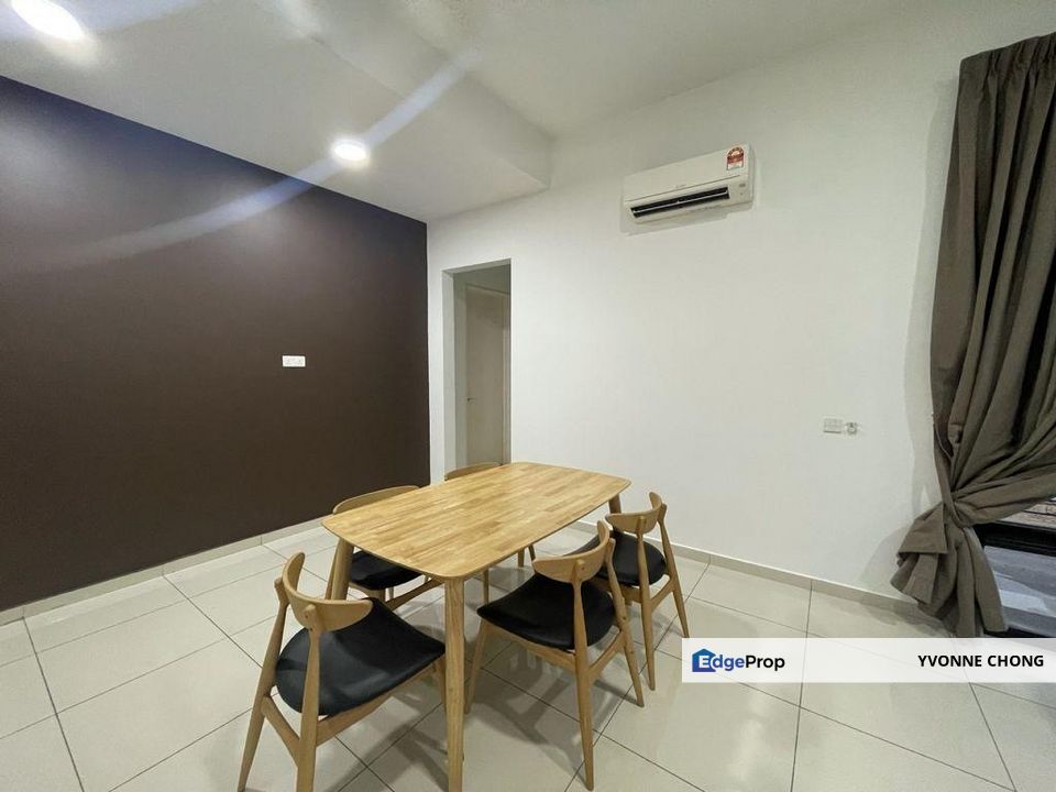 Fully furnished 2 storey cluster house for rent @ Eco Botanic Featherstone, Johor, 