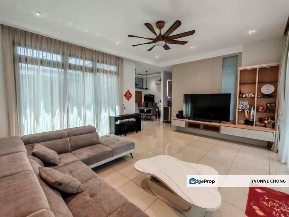 Fully furnished 2 storey superlink house for rent @ Estuari Garden Puteri Harbour , Johor, Nusajaya