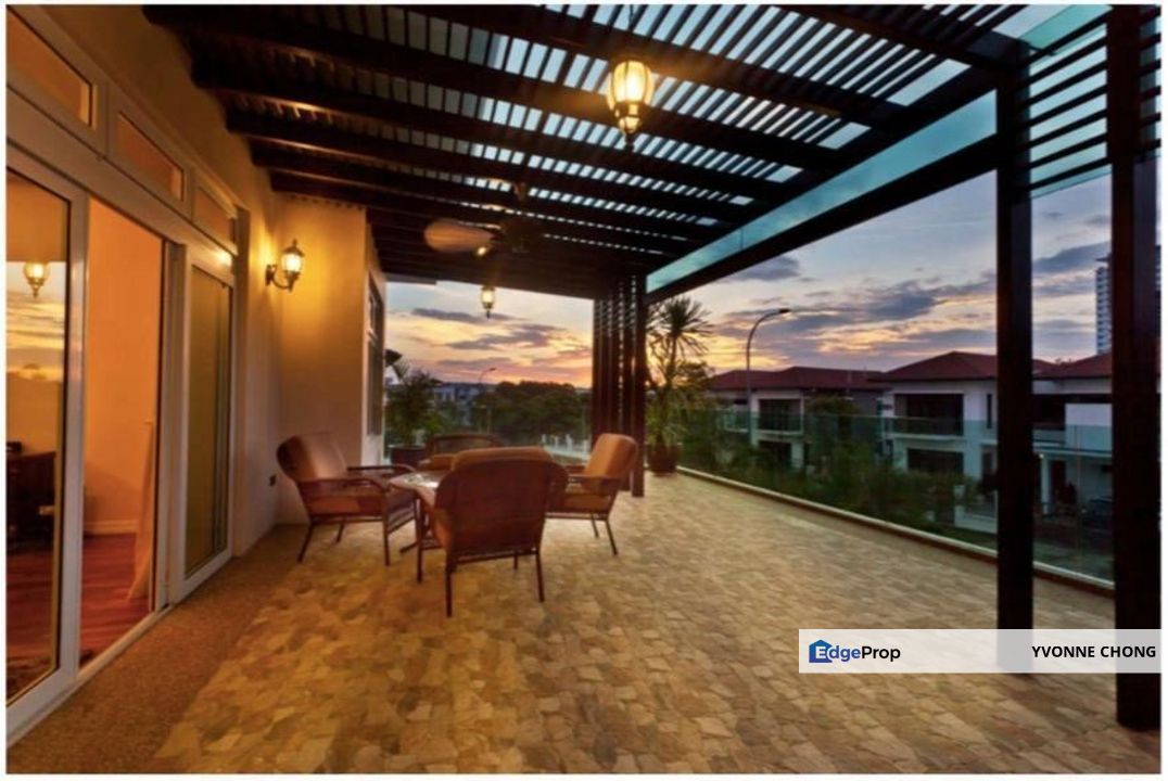 Link bungalow house with swimming pool for rent @ Golf West Horizon Hills , Johor, 