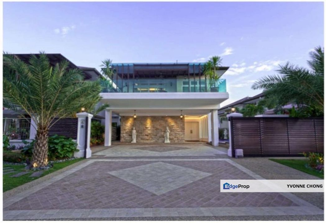 Link bungalow house with swimming pool for rent @ Golf West Horizon Hills , Johor, 