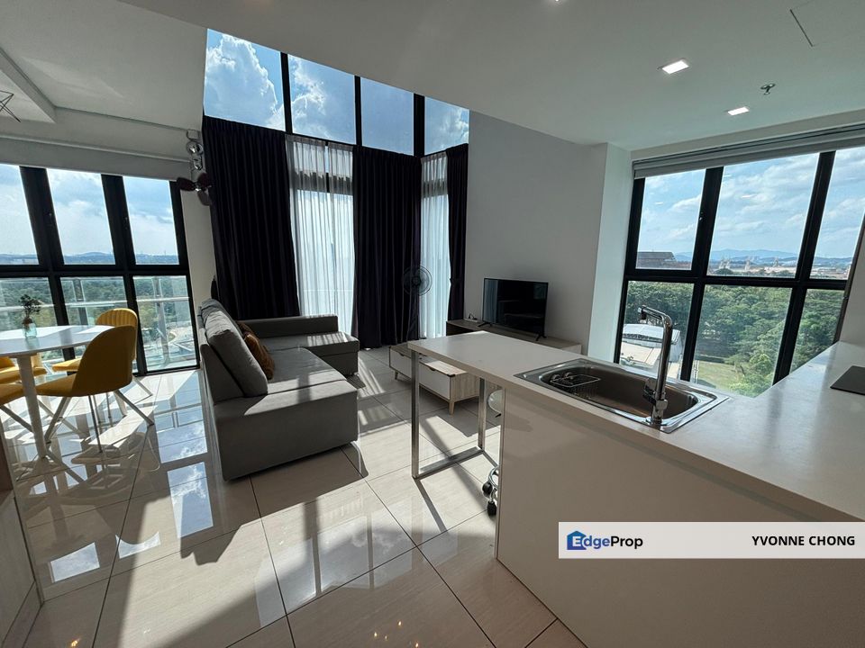 Fully furnished duplex unit for rent @ Almas Suites Puteri Harbour , Johor, Kota Iskandar