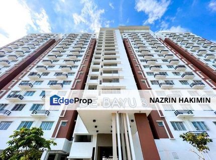 Cheapest Corner Unit Pangsapuri De Bayu, Setia Alam For Sale, Selangor, Shah Alam
