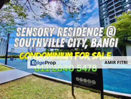 Sensory Residence @ Southville City Condominium For Sale | Partially Furnished & Great View, Selangor, Bangi