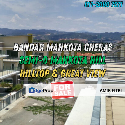 Bandar Mahkota Cheras Semi-Detached House for Sale | Hilltop with Superb View, Selangor, Cheras South