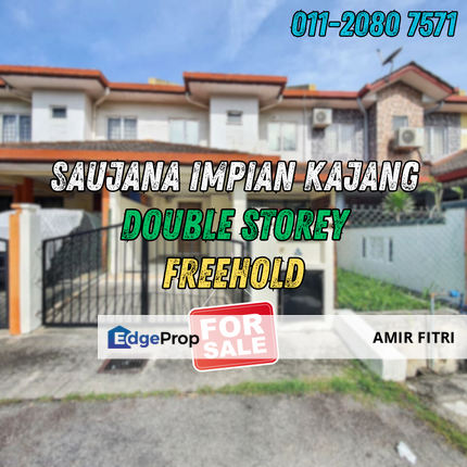 Impian Kasih Saujana Impian Kajang | Double Storey House for Sale | Freehold, Selangor, Kajang
