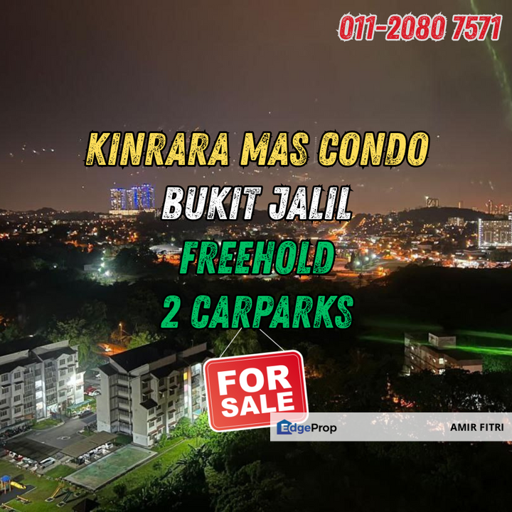 Bukit Jalil Kinrara Mas Condominium - FREEHOLD with 2 Carparks, Kuala Lumpur, Bukit Jalil