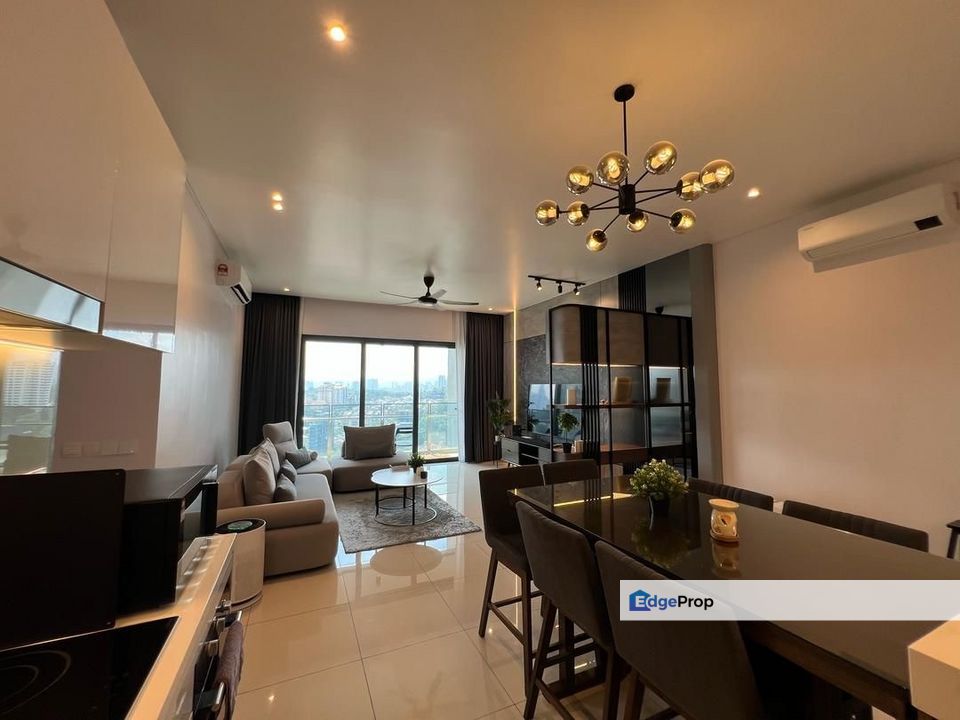 Tria Seputeh KL High Floor Corner Unit with KLCC & River View, Kuala Lumpur, Seputeh
