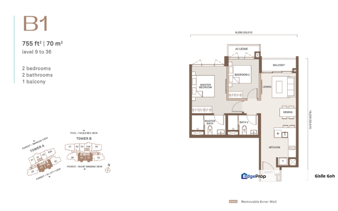 Doorstep To Mall & LRT, Partial Furnish, Fast Complete, ROI High, Kuala Lumpur, Wangsa Maju