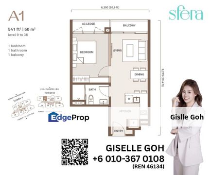 3min Walk to LRT/ Mall, Partial Furnished, 2026 Complete, 1-3 rooms, Kuala Lumpur, Wangsa Maju