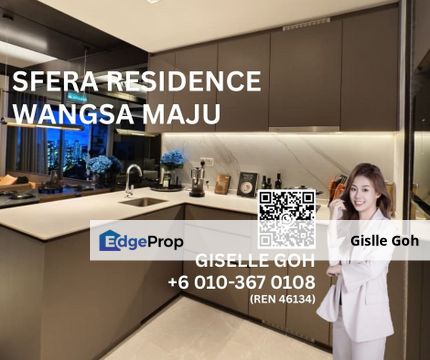 Linkbridge to LRT & Mall, 1-3 rooms available, 2026 Complete, Partial Furniture, Kuala Lumpur, Wangsa Maju