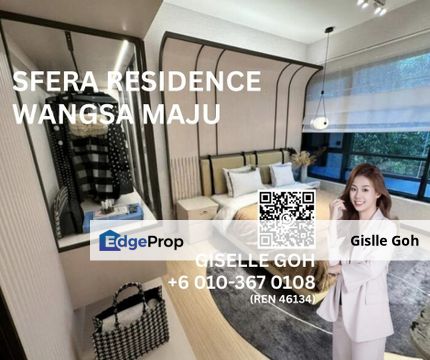 Fast complete TOD project, 1-3 rooms, Walking distance to LRT & Mall, Partial Furniture, Kuala Lumpur, Wangsa Maju