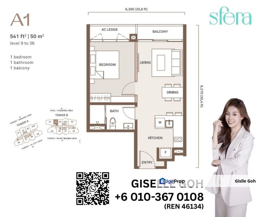 Sfera Residence wangsa maju, 2026 complete, High ROI, 1-3 rooms, Walking distance to LRT& Mall, Kuala Lumpur, Wangsa Maju