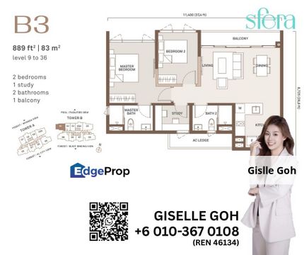 Wangsa Maju New condo, Walking distance to LRT & Mall, Sfera Residence, 1-3 rooms, High ROI, Kuala Lumpur, Wangsa Maju