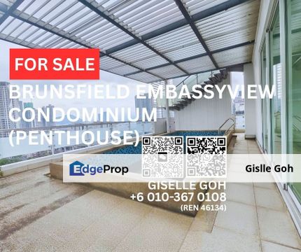 Penthouse Ready move in, Embassyrow walking distance to International School, 3+1rooms, Private pool, Kuala Lumpur, Taman U-Thant