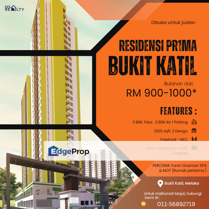 PR1MA RESIDENSI BUKIT KATIL, AYER KEROH MELAKA (NZ), Melaka, Ayer Keroh